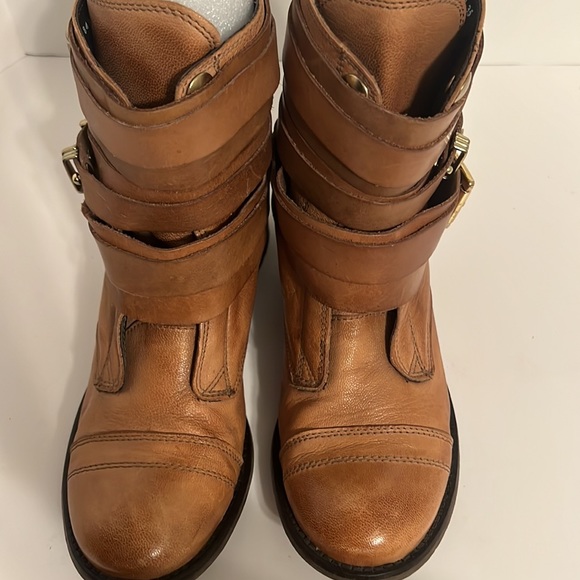 Santa Lolla Brown Leather Boots Size 6 - Picture 7 of 12